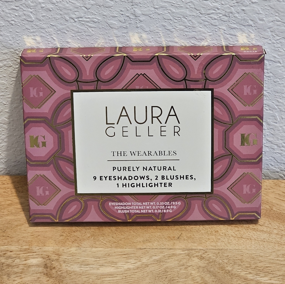 NIB Laura Geller The Wearables Purely Natural Eye + Face Palette